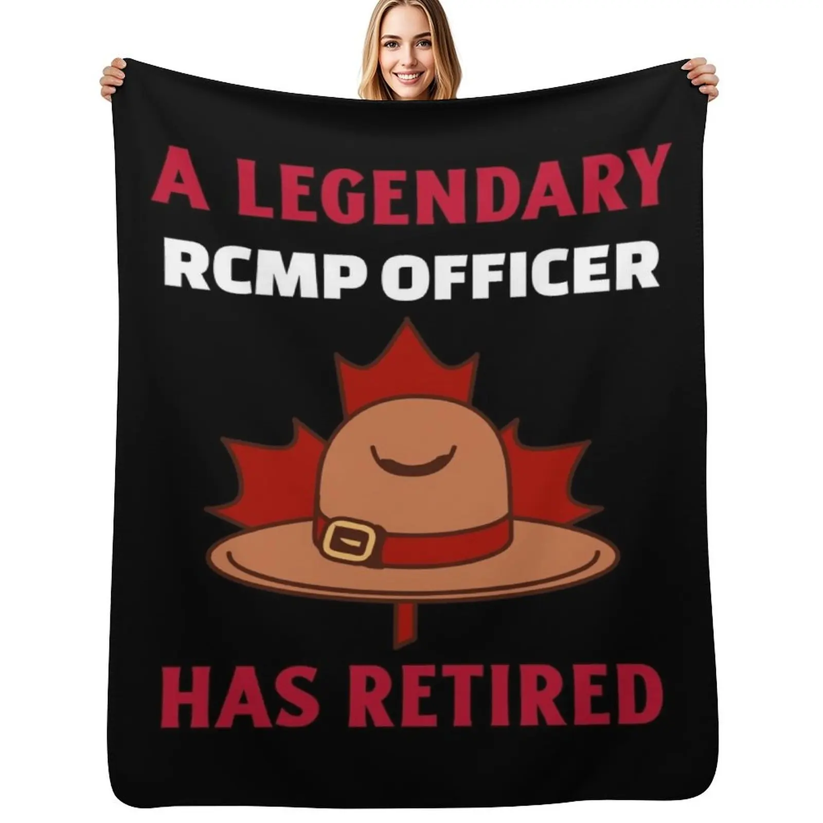 

A Legendary RCMP Officer Has Retired Throw Blanket Loose Baby manga Designers Blankets