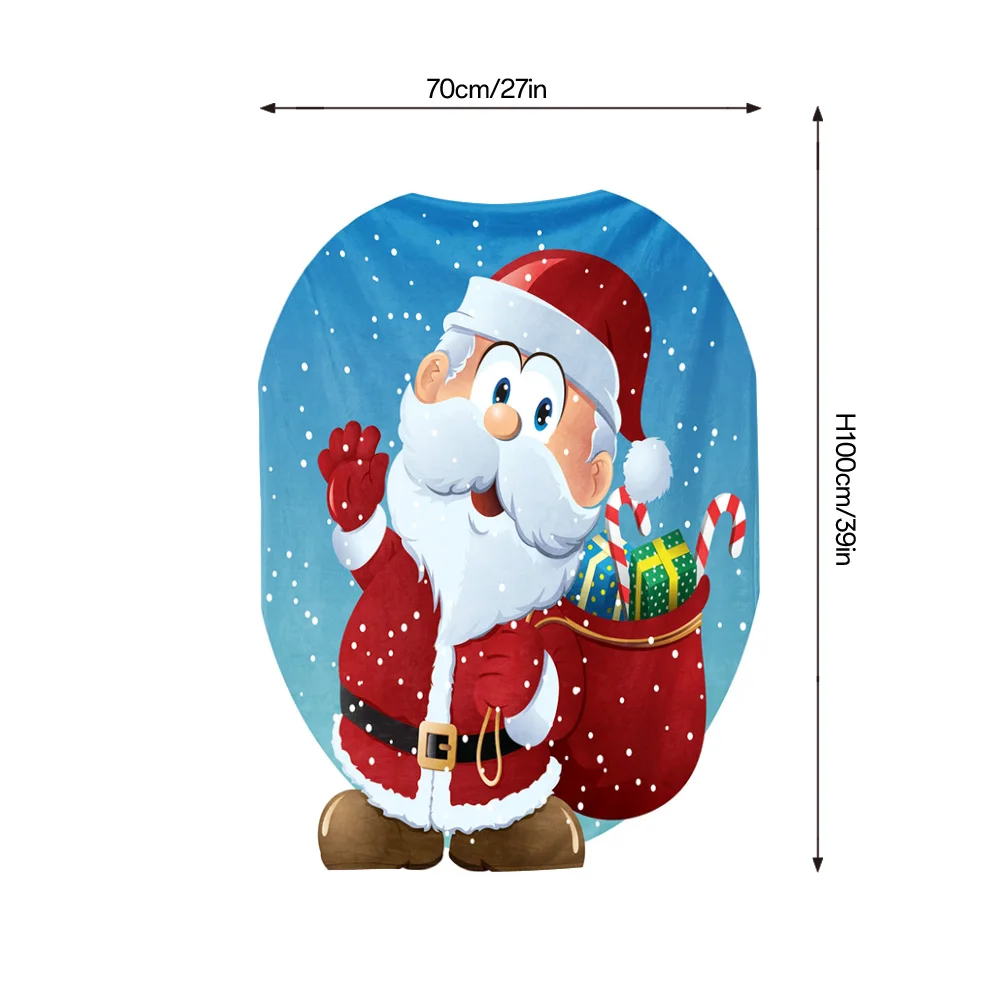 TU سانتا كلوز رمي بطانية عيد الميلاد الفانيلا الصوف لينة مريحة دافئة عطلة ديكور المنزل هدية احتفالية الرنة ثلج نمط يكون #6