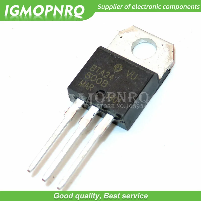 

100PCS BTA24-800B TO-220 BTA24-800 TO220 BTA24