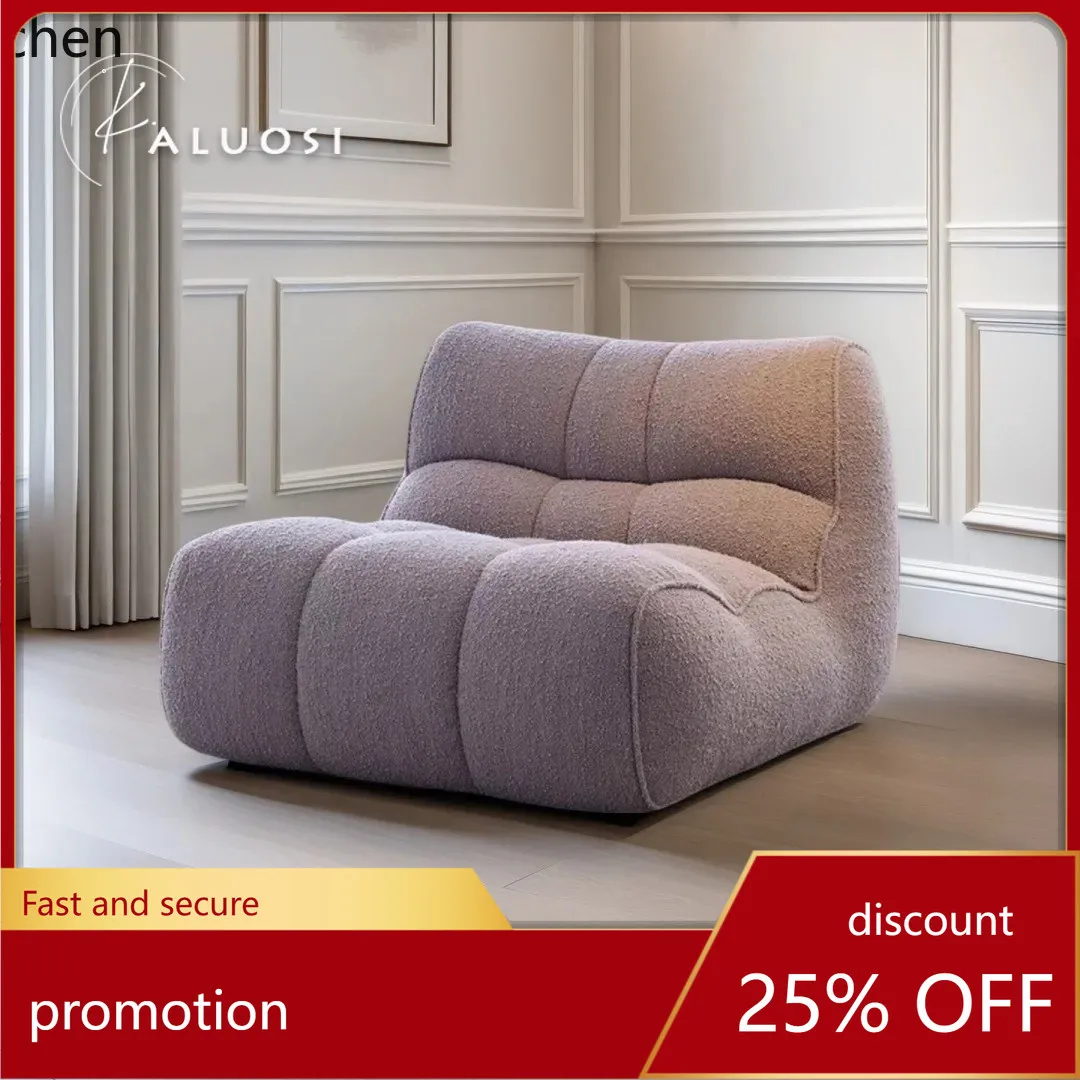 

CZ Single Seat Sofa Modern Minimalist Bedroom Balcony Living Room Leisure Sofa Chair