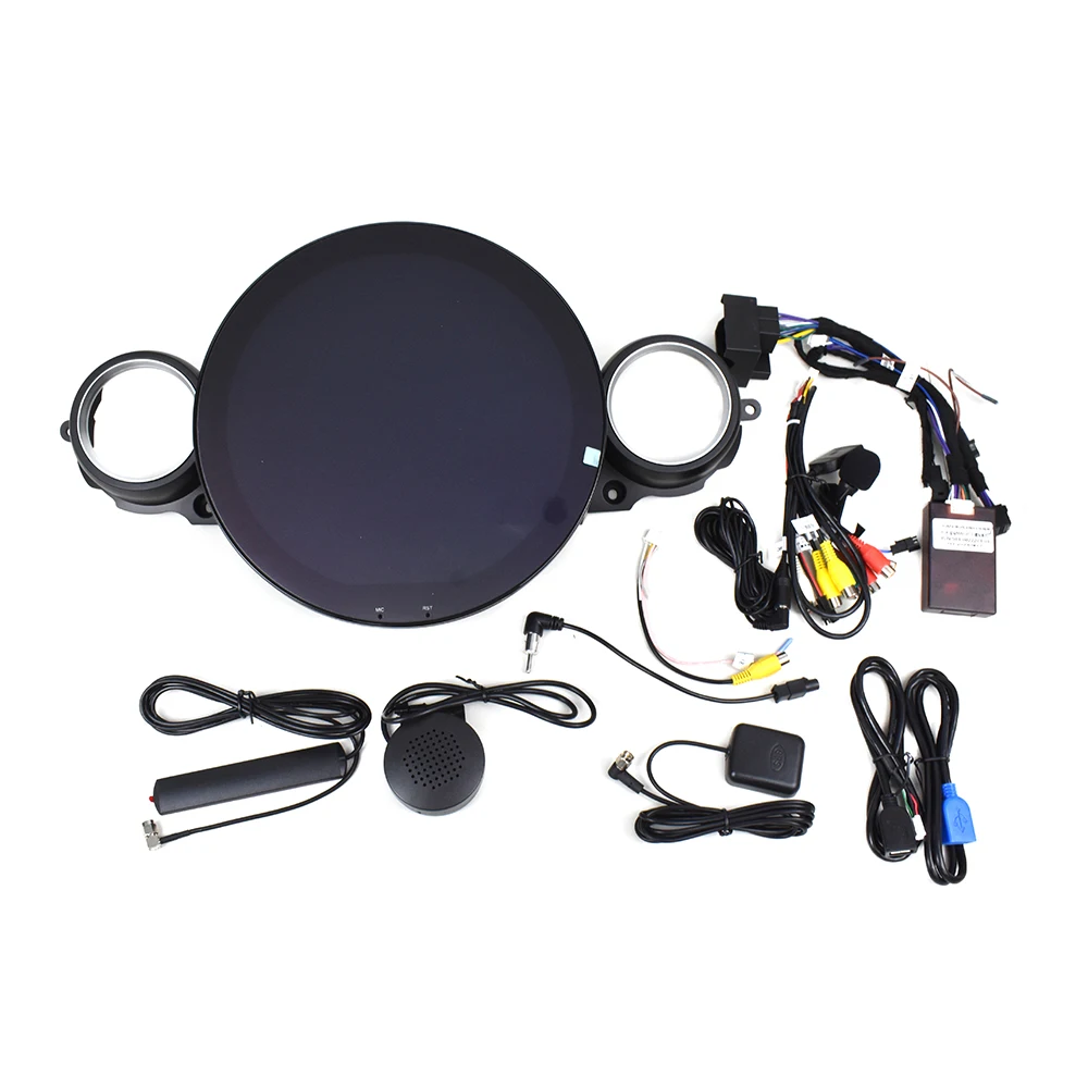 11.7 "CarPlay أندرويد 14.0 الملاحة DSP ستيريو مشغل وسائط متعددة راديو السيارة لسيارات BMW ميني كوبر R55 R56 R57 R58 R60 2006-2014