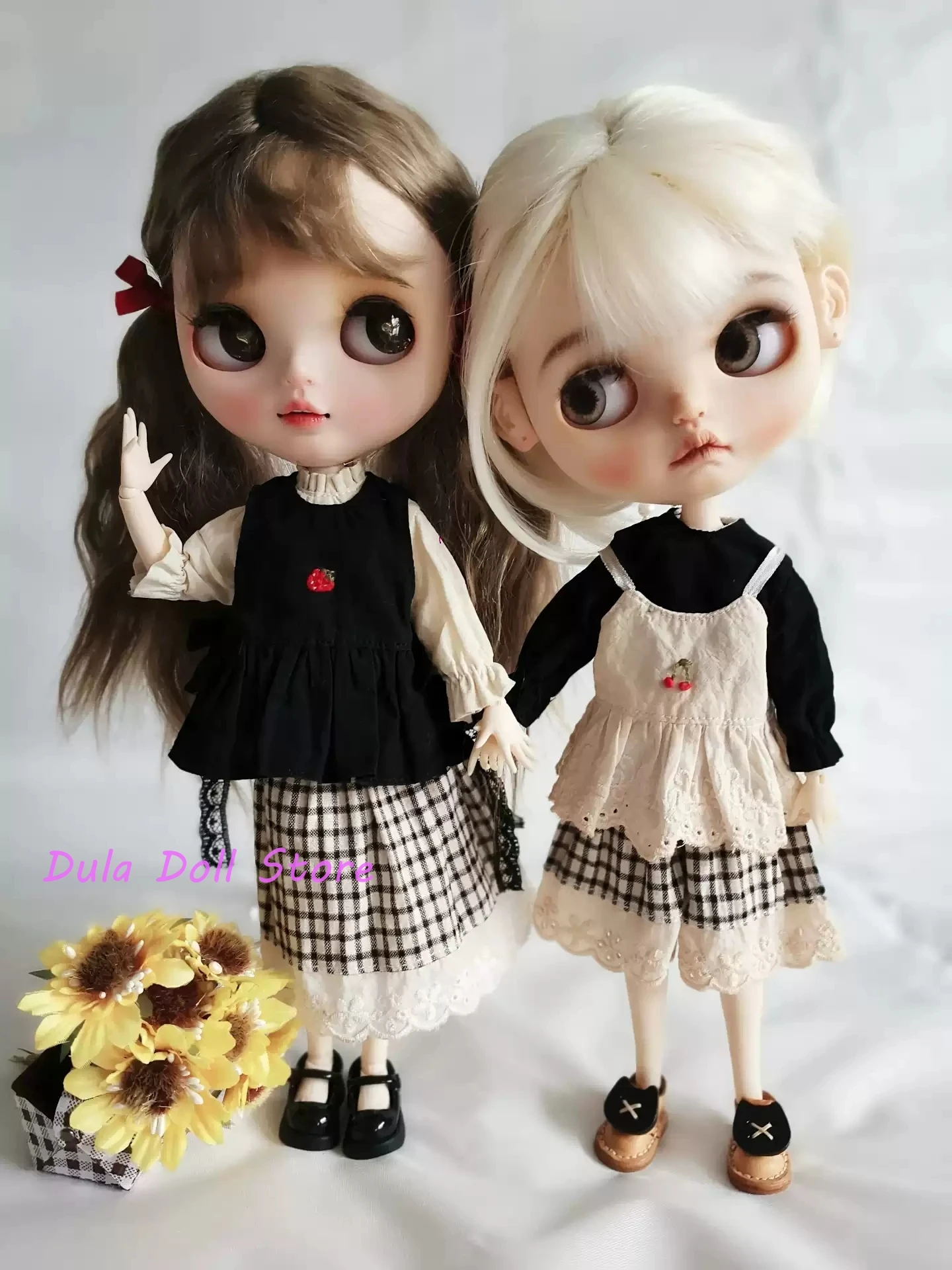 

Dula Doll Clothes Dress Gemini Mori lineage skirt set Blythe Qbaby ob24 ob22 Azone Licca ICY JerryB 1/6 Bjd Doll Accessories