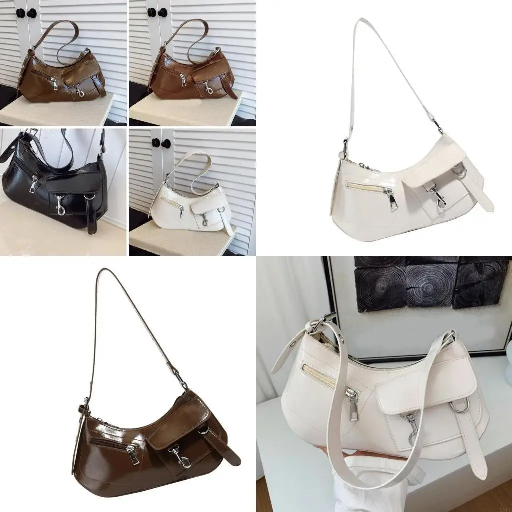 

Stylish PU Shoulder Bag For Women Fashion Underarm Purse Evening Bags With Comfortable Strap And Organizational Pockets