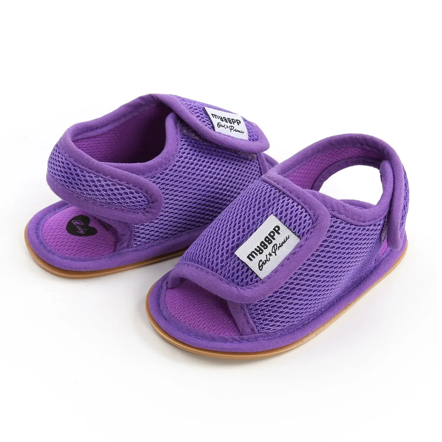 Meckior Summer Baby Shoes Boys Girls Sandals Mesh First Walker Baby Beach Sandals Infant Shoes Anti-slip Soft Rubber Sole 0-18M