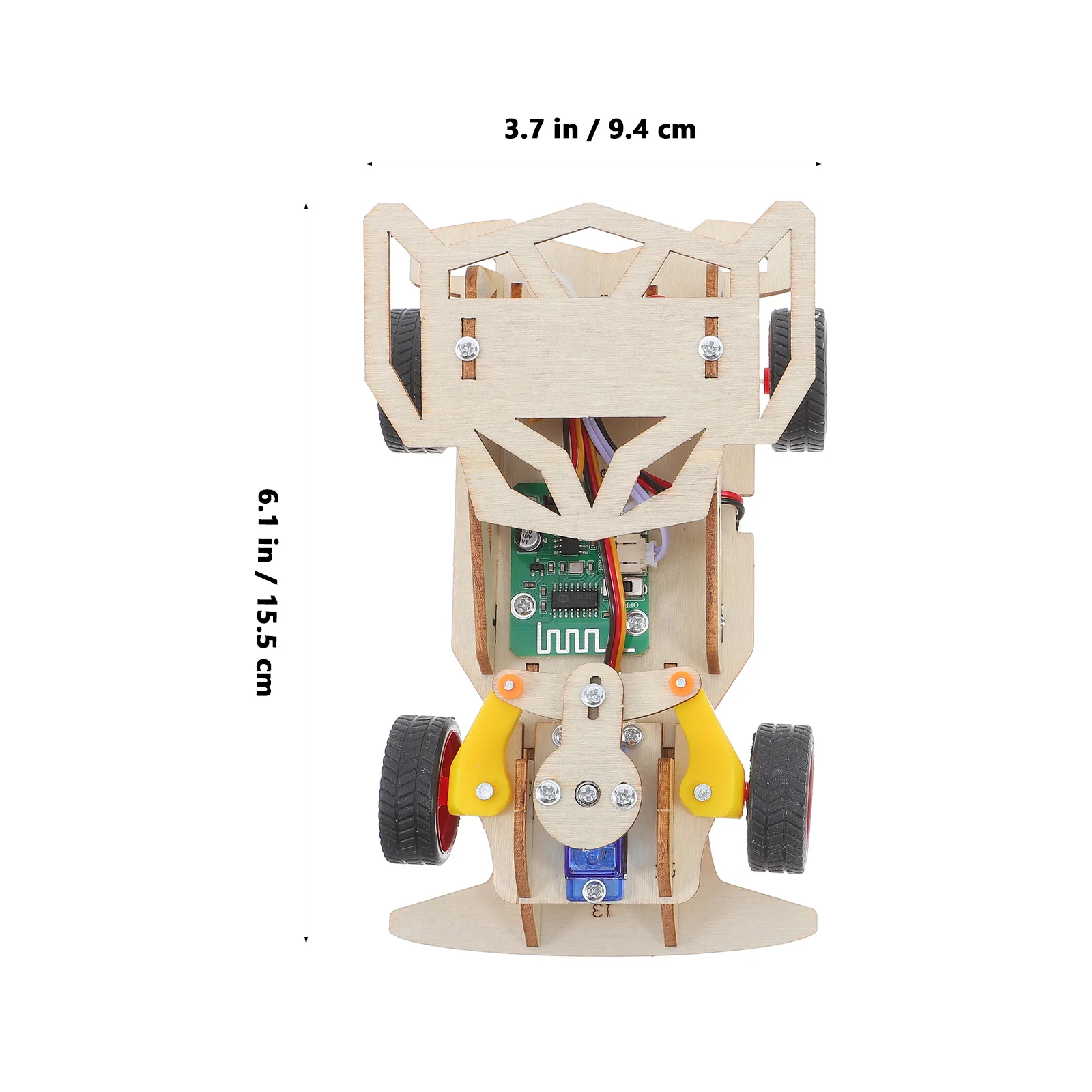 교육용 레이싱 키트 STEM 원격 조종 자동차 조립 세트 DIY 과학 실험 나무 3D 퍼즐 - 엔지니어링 STEM