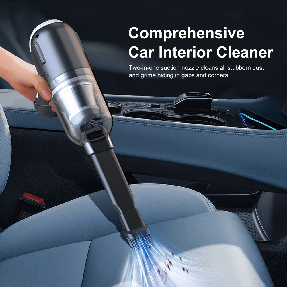 12000PA 3-in-1 mini Portable Vacuum Cleaner Handheld Rechargeable Powerful Cleaning Machine Dust Collector For Cars And Homes