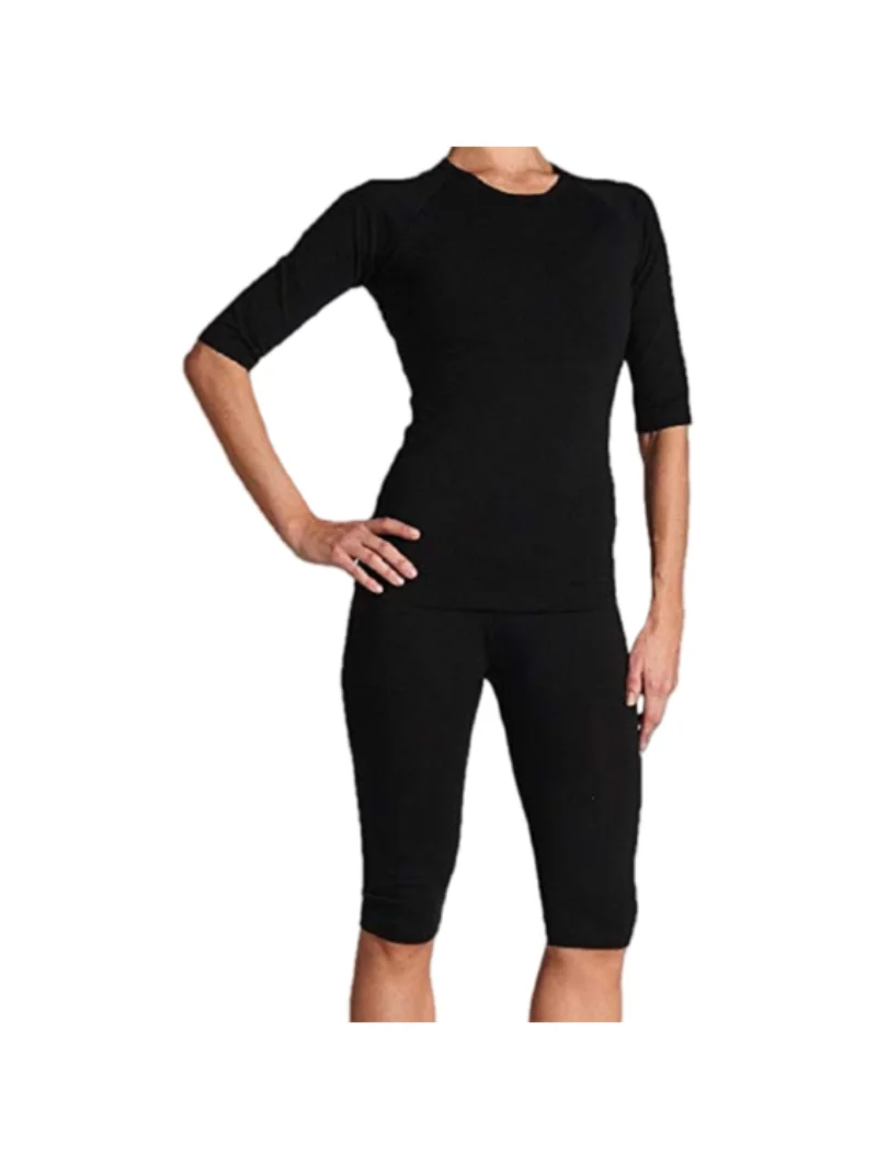 Zwart Miha Bodytec EMS Trainingsondergoed XBody EMS Pak Vest Elektrische Spierstimulator Machine Compatibel Gymuitrusting Maten XS-XL - afbeelding 1