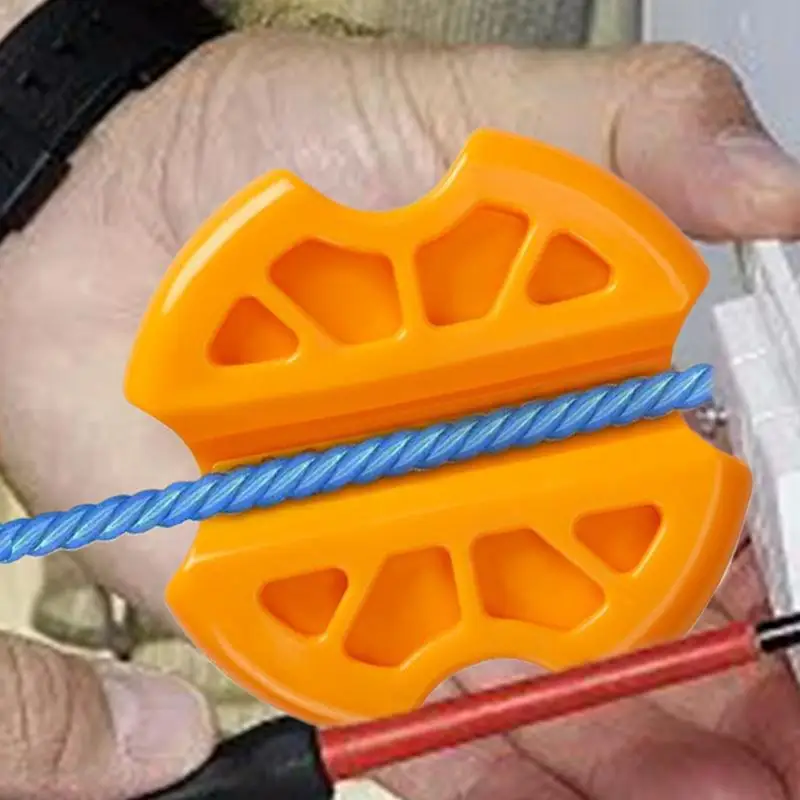 Herramienta de dispositivo de enhebrado de cables, ayuda para enhebrar cables antideslizante, enhebrador de cables eléctricos, herramienta auxiliar de enhebrado de cables reutilizable