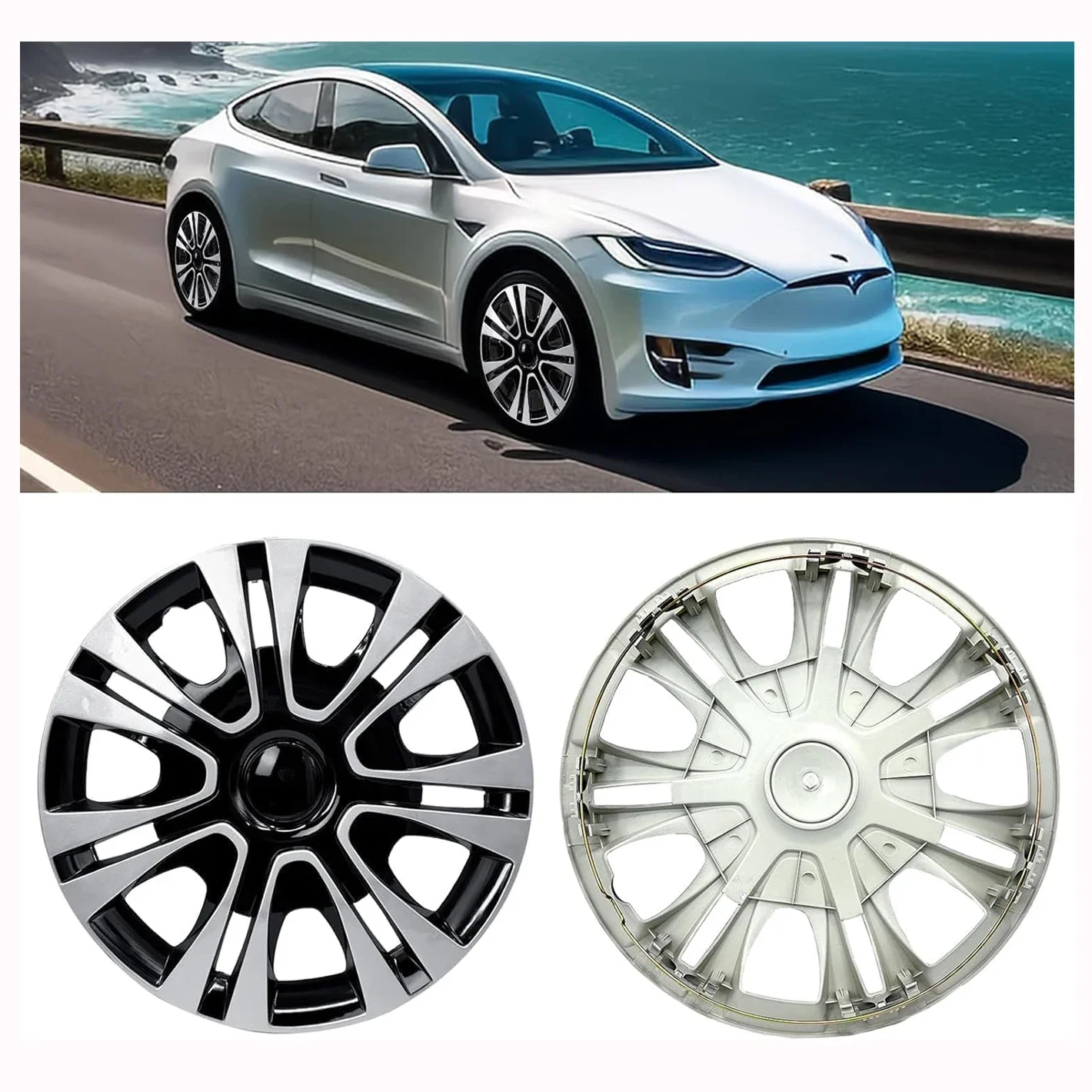 4PCS Hubcap Universal Wheel Cover R14 R15 Replacement Hub Caps Wheel Rim Cover Exterior Accessories for Car Wheel Parts On SUV