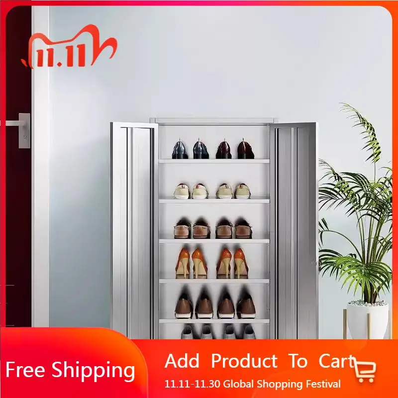 

Металлический органайзер, шкаф для хранения обуви, демонстрационная скрытая полка для обуви, дизайнерская роскошная коробка для тапочек, Zapatero, мебель для сапожников