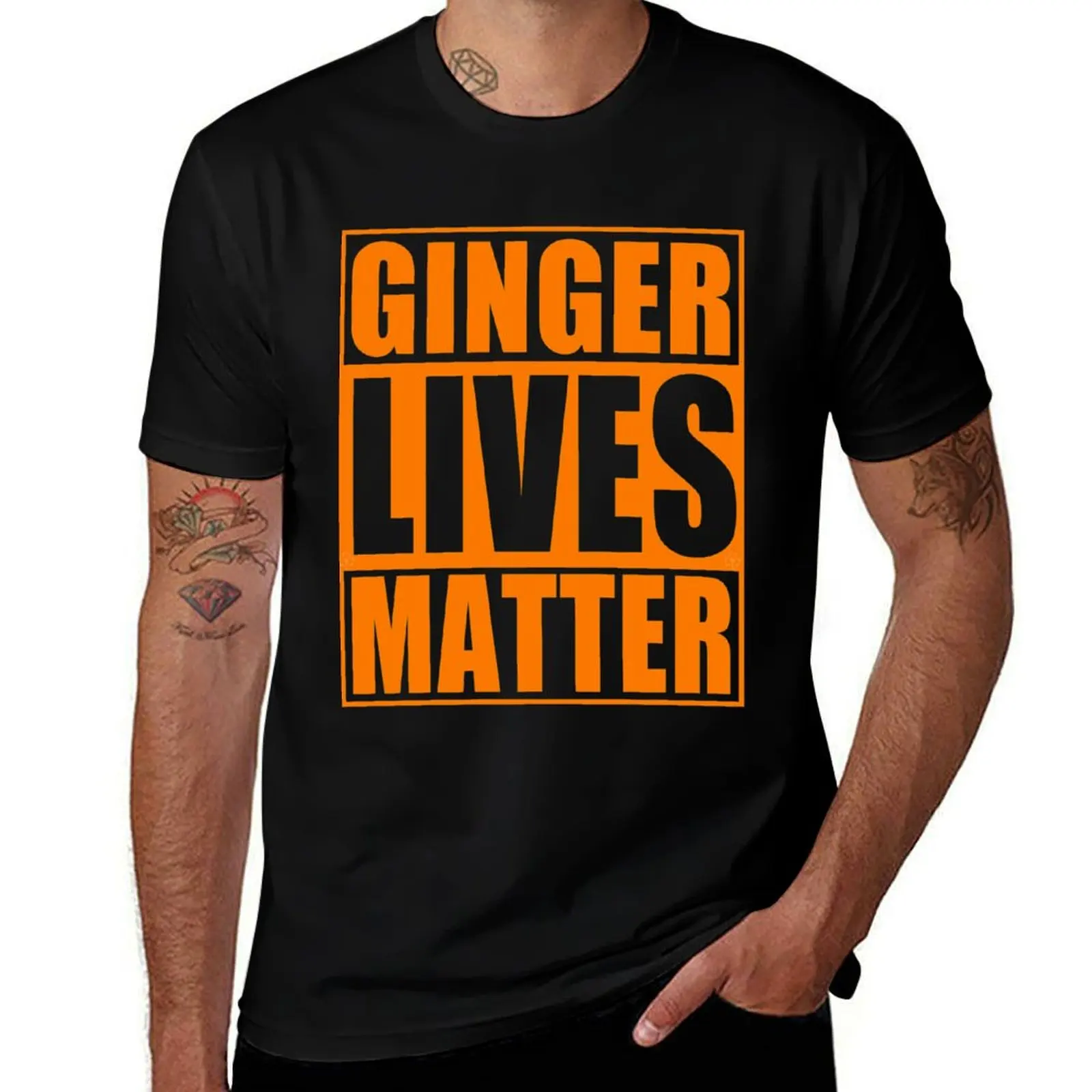 Irish Ginger Lives Matter St Patricks Day T-Shirt Moisture Wicking Athletic T-Shirt