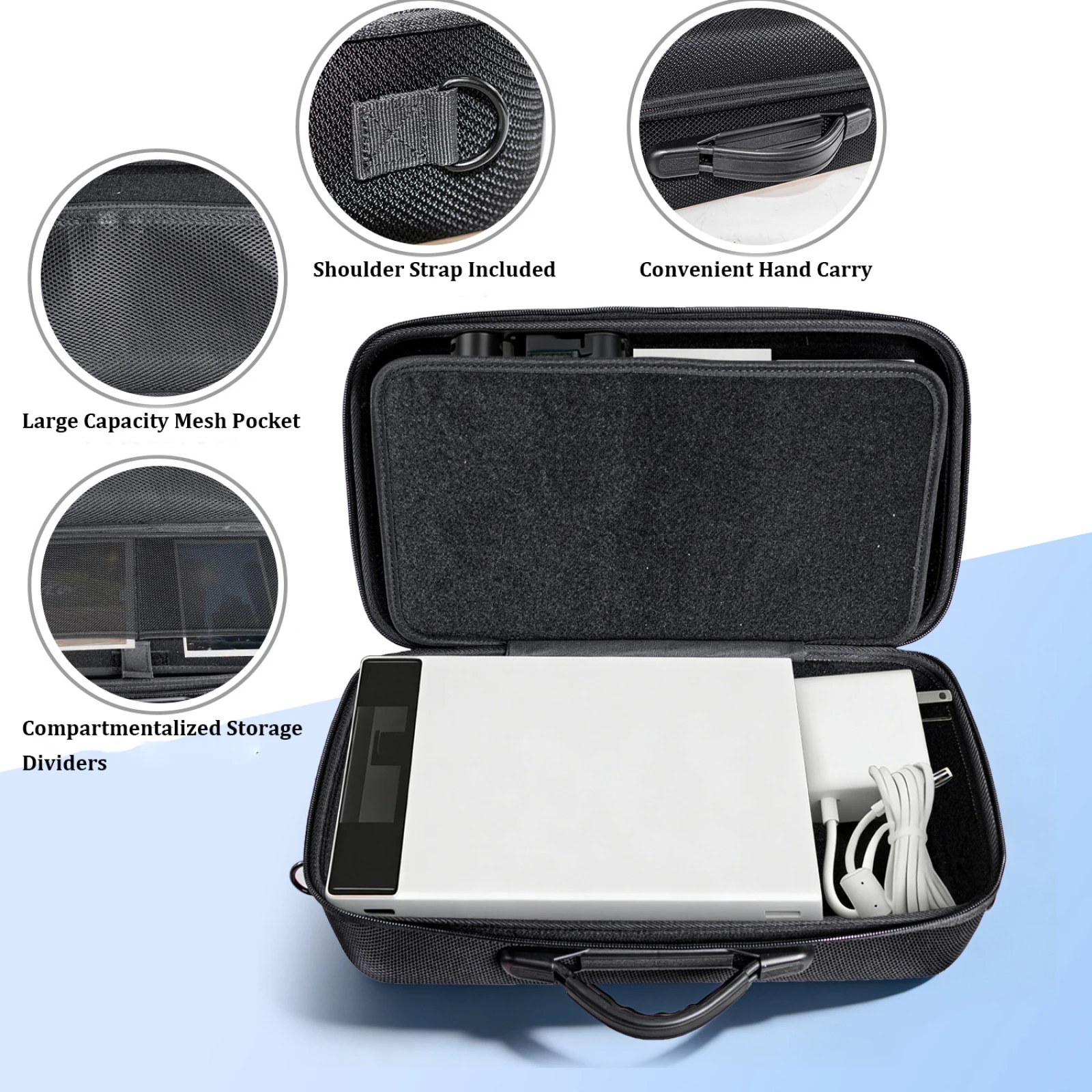 Hard Travel Portable Case For Liene Pixcut S1 Color Sticker Printer Storage Chargers And Accessories