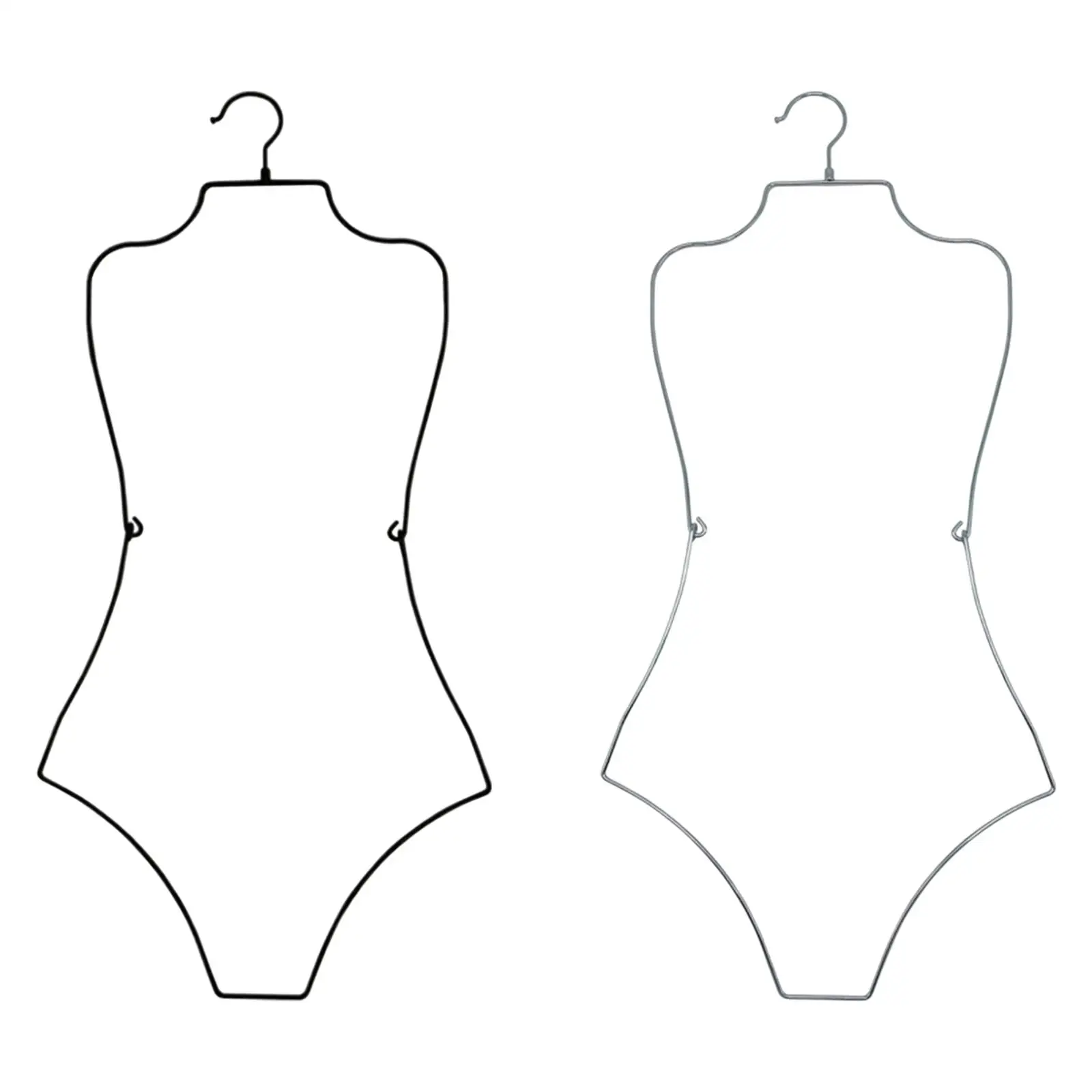 Swimsuit Display Hanger Lingerie Hanging Rack Folding Top Swivel Hook Bathing Suit Display Rack for Sleepwear Shops Boutiques