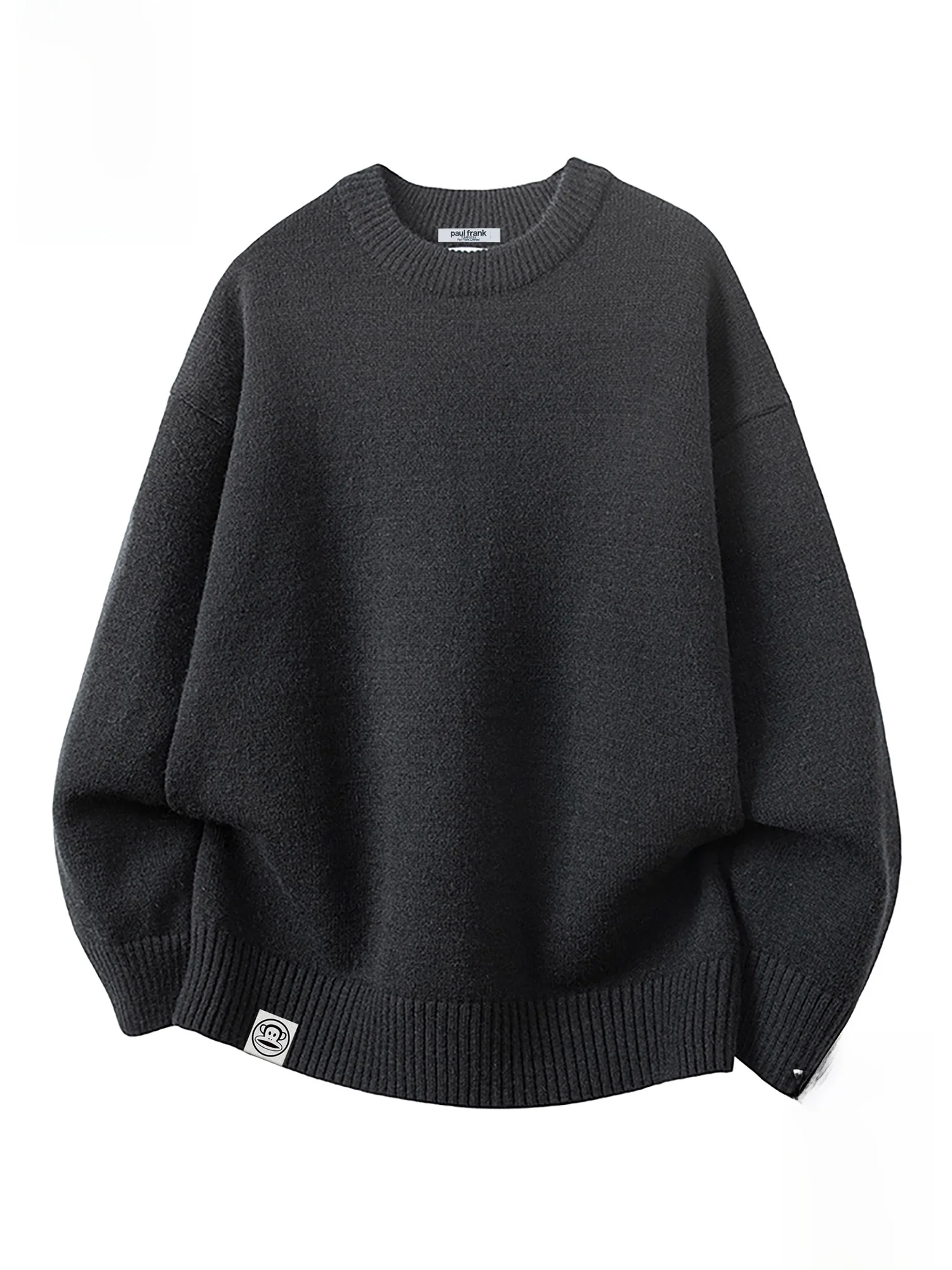 

PaulFrank American Sle Loose Knitted Sweater for Men Bla Warm Casual Long Sve T-irt Autumn Winter New Arrival