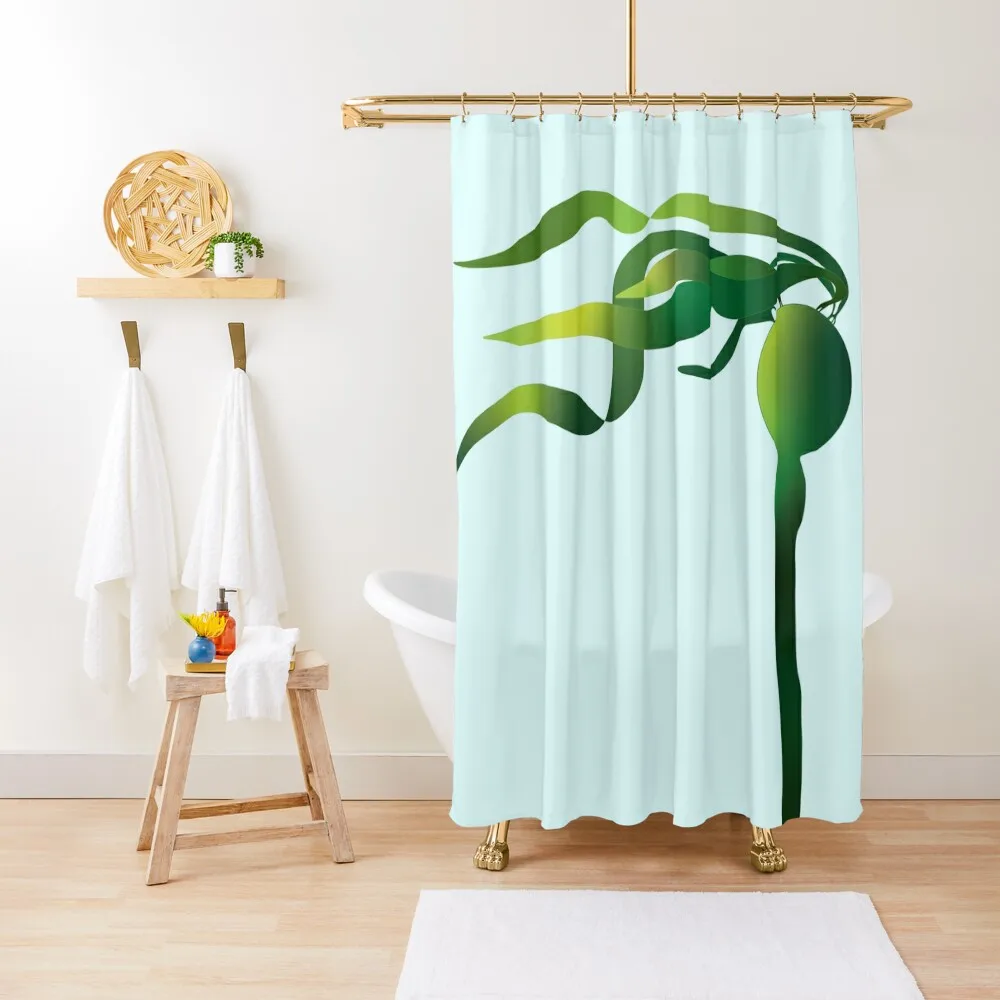 

Bull Kelp Art Shower Curtain Shower Bathroom Waterproof Shower Cute Bathroom Box Curtain