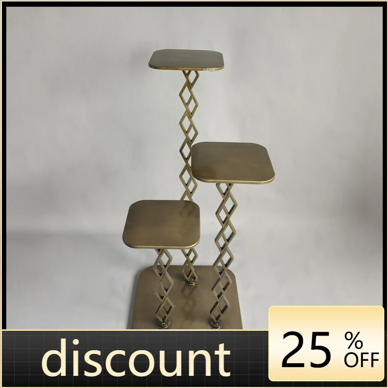 LTT medieval wrought iron 3rd floor living room coffee table hotel homestay soft metal living room table