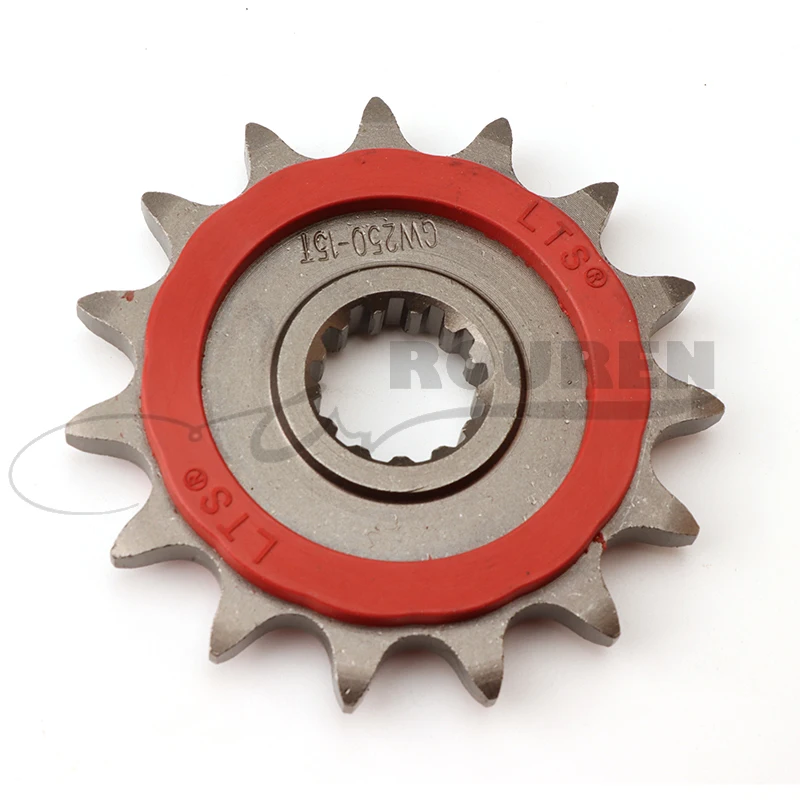 

Silent Durable ENGINE SPROCKET 27510-48H10-000 Front Sprocket Fly Chain Wheel 15T for SUZUKI INAZUMA GW250 GSR250S GSX250R DL250