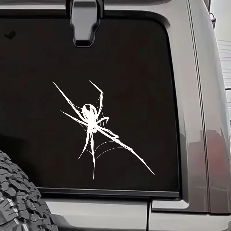 1pc Spider Sticker for Motorcycle, Car Side Panel, Fuel Tank, Refrigerator, Laptop, Rear Car Window, Bumper, And Electric Scoote