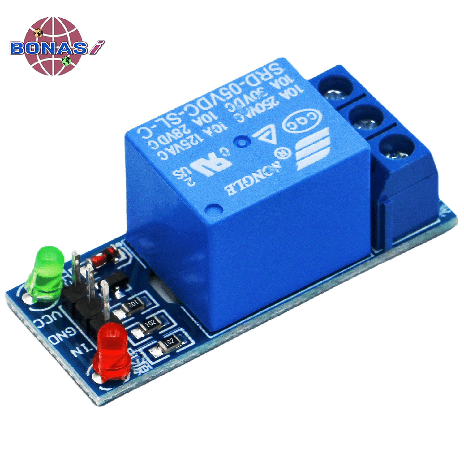 5V 12V Relay Module 1 Channel Low Level Trigger Board Shield with Optocoupler Relay Output for PIC AVR DSP ARM MCU Arduino