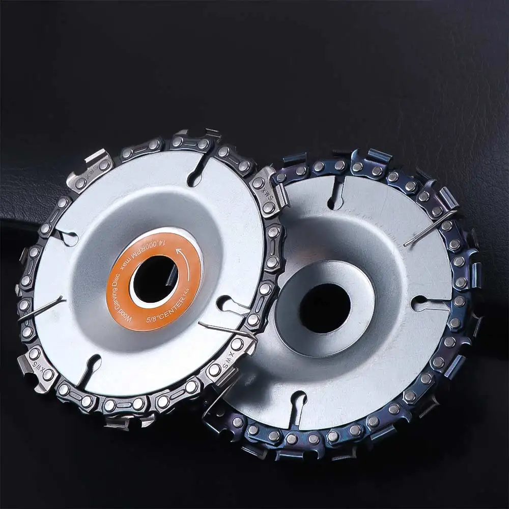 

4 Inch 7/22 Tooth Chain Saw Disc High-precision Universal Slotting Saw Blade Metal Electric Angle Grinding Disc Angle Grinders