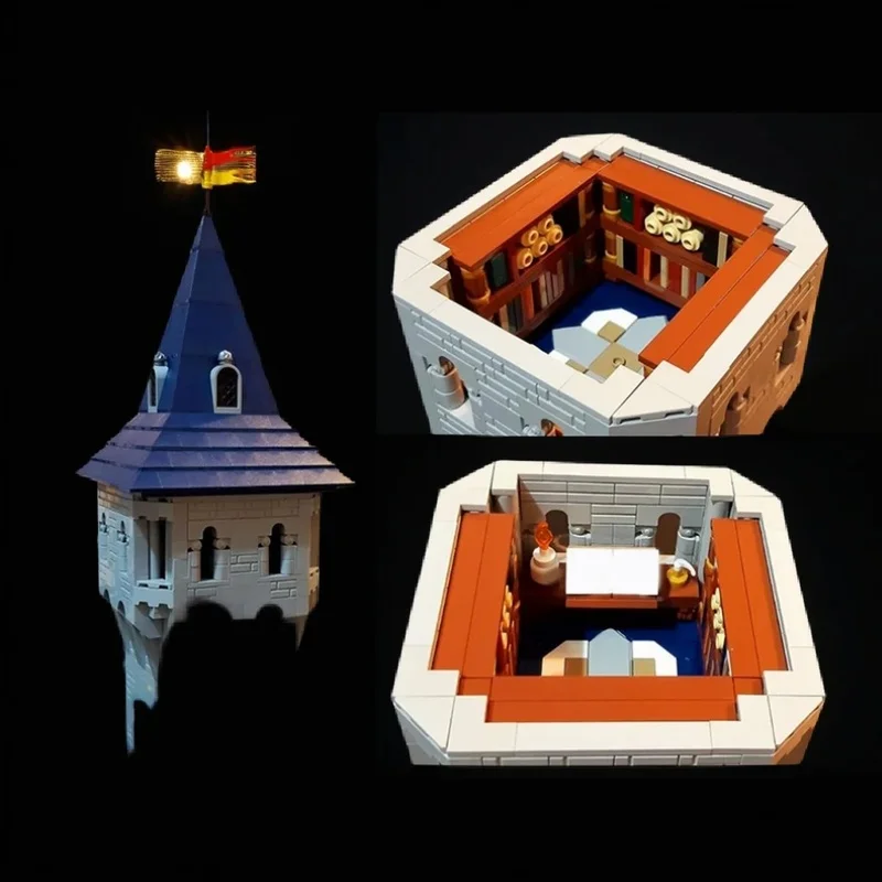3517pcs MOC Keep Low Courtyard Extension Model Building Blocks Toys Construction Christmas Gift DIY Assemble Birthday Brick Idea