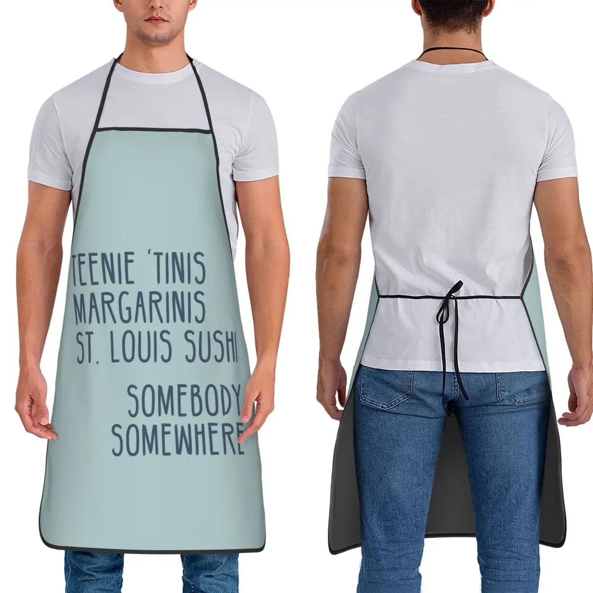 Somebody Somewhere Tv Show Hbo Max Hulu Bridget Everett St Louis Sushi Aprons Chef Cooking Baking  Kitchen Cleaning Pinafore