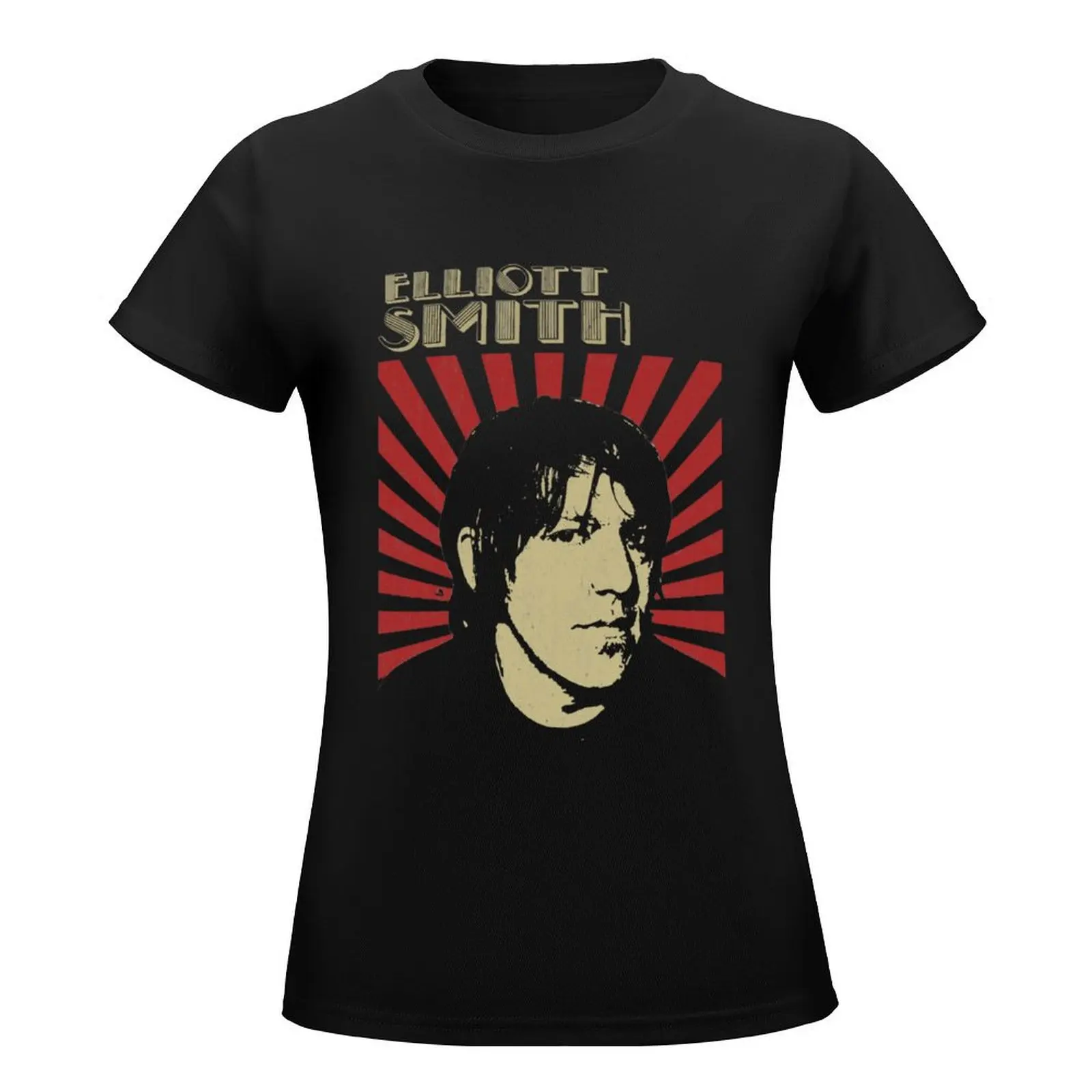 Elliott Smith music T-Shirt plus sizes Female clothing tshirts for Women