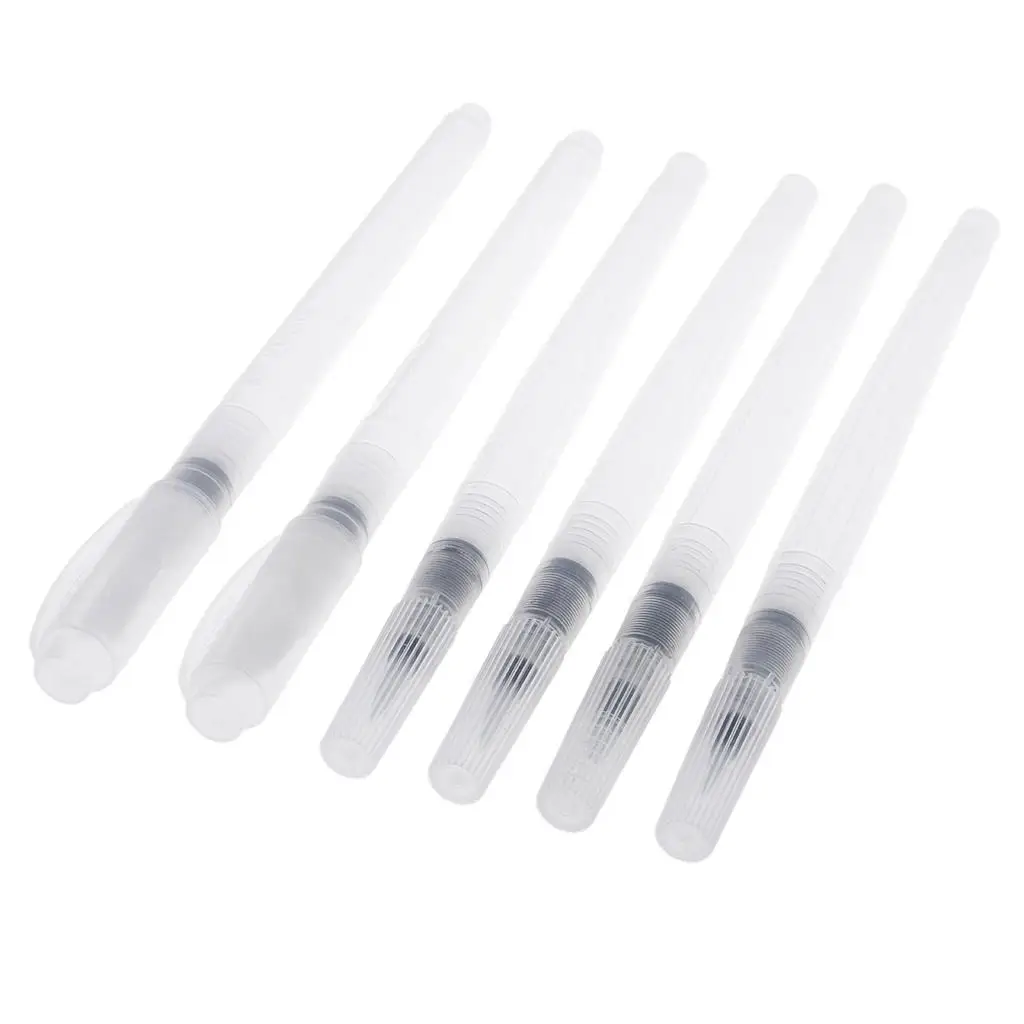 

6pcs Watercolor Brush Pen Water Brush Small Brush Tips for Art