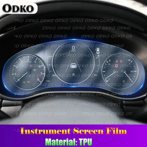 Mazda 3 Axela 2019-2021 속도계 인테리어 계기판 멤브레인 네비게이션 GPS TPU 보호 필름 지문 방지