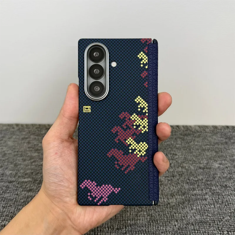 Magnetic Wireless Charging Back Cover For Samsung Galaxy Z Fold 7 6 5 Mobile Phone Case Double Hinge Protective