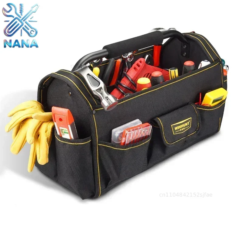 Heavy Duty Tool Storage Bag Screwdriver Corner Suitcase Toolbox Chair Electrician Work Tool Kit Accessories Cleaning Brush Truck