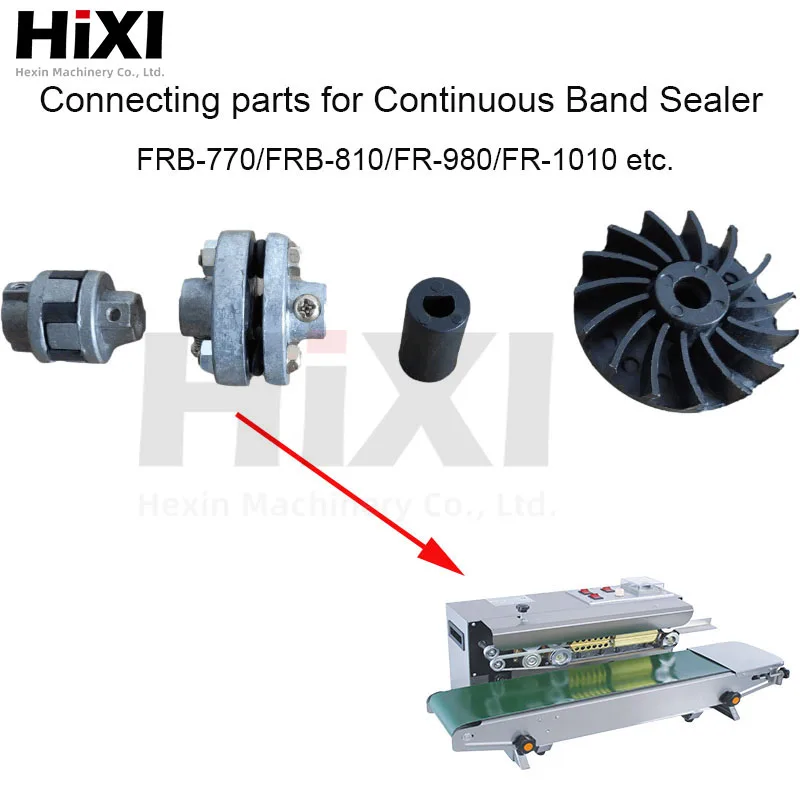 

Continuous Band Sealer Bag Sealing Machine FRB-770/810/980/1010 Accessories Parts Coupling Connector