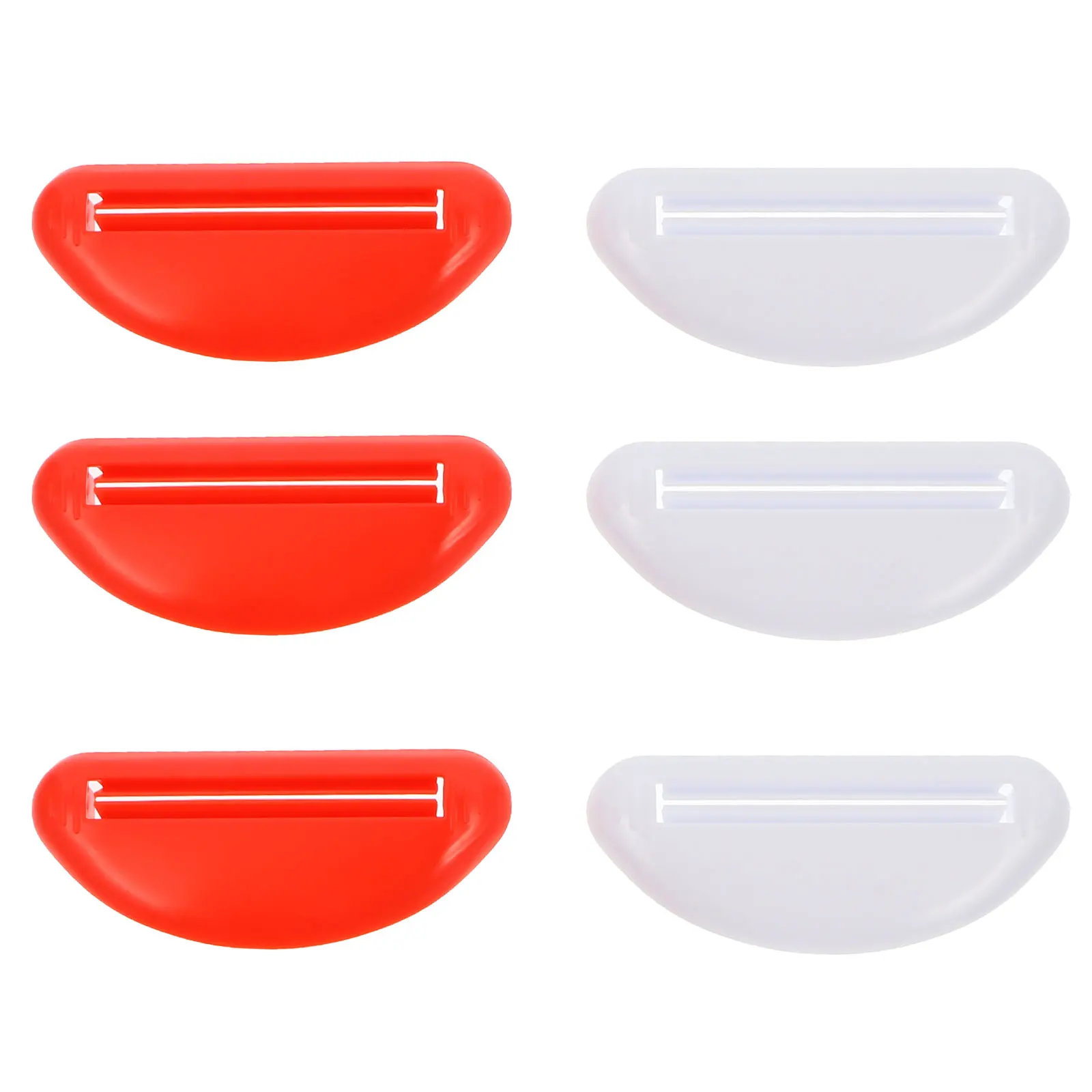 

6 Pcs Toothpaste Squeezer Plastic Tool Automatic Dispenser Home Bathroom Cream Tube Foams Save Money Quality Life Helper