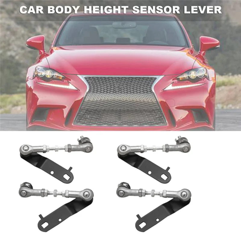 

2Pair Height Sensor Rod 48906-35010 48906-3502 For Toyota 4Runner Lexus GX470 03-09 Rear Height Control Sensor Linkage