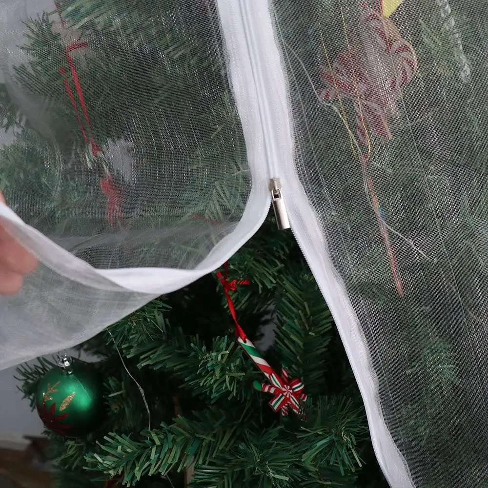 Drawstring Plant Cover Bags Mesh Anti-Bird Plant Protection Net Pest Control with Zipper Plant Protection Bag