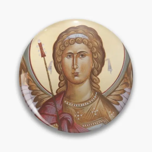 Archangel Michael  Soft Button Pin Brooch Gift Funny Women Badge Creative Clothes Lapel Pin Decor Jewelry Hat Metal Cute Lover