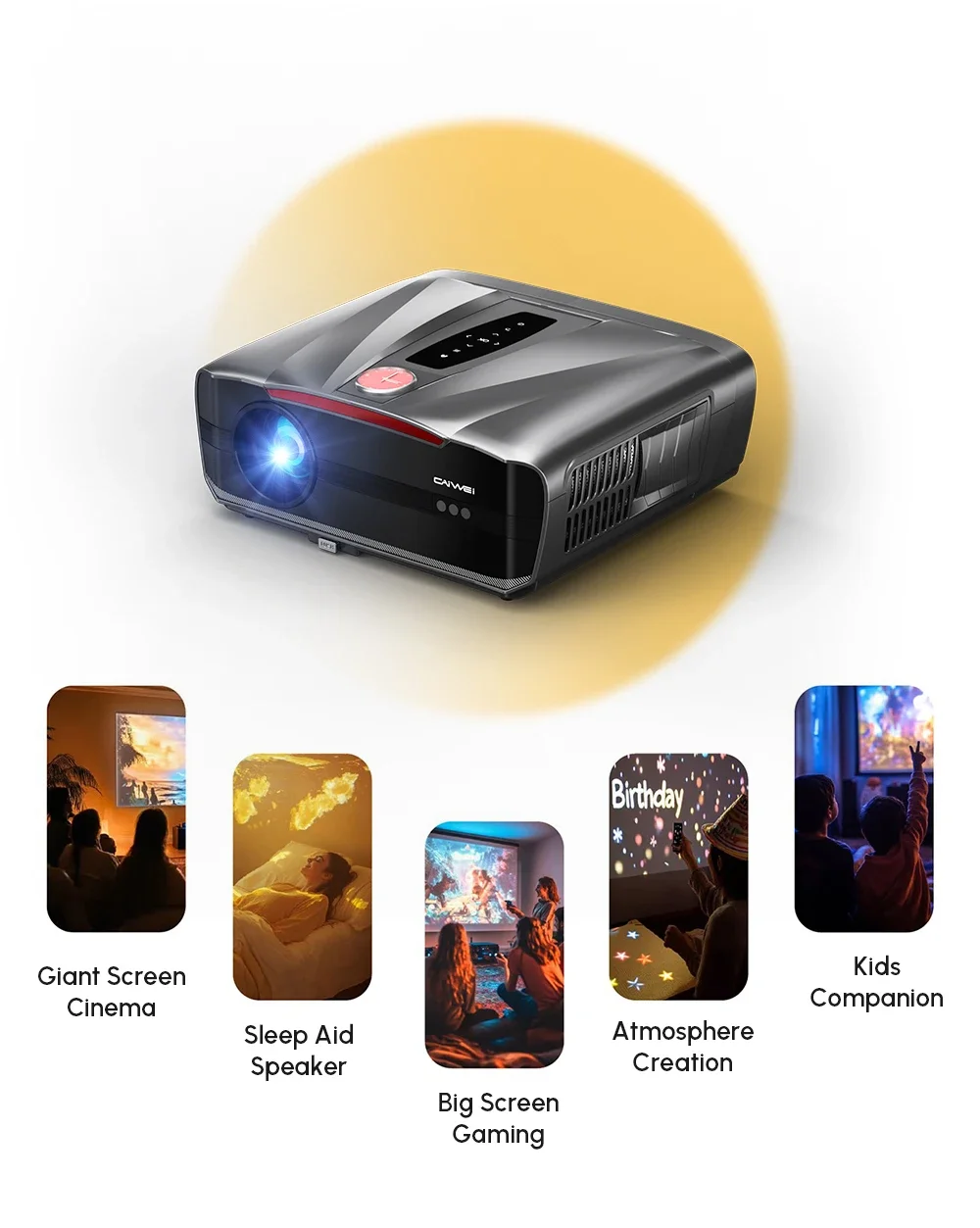 

Official Google TV 4K Smart Projector