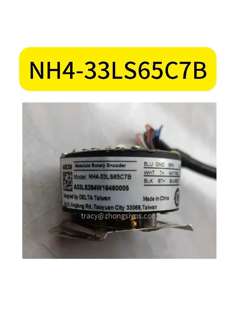 NH4-33LS65C7B second-hand servo motor encoder, in stock, tested ok， function normally
