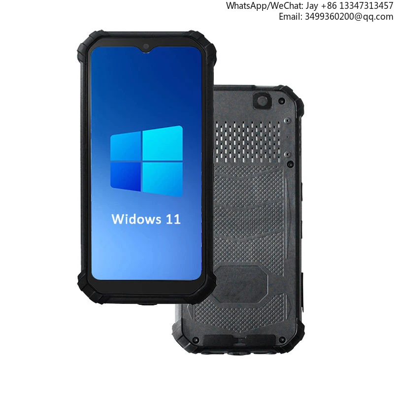 

Rugged 6.5 Inch Touch Screen Mobile Windows 11 PDA Handheld Rugged Data Collector 4G 8GB+256GB Computer NFC QR Barcode Scanner