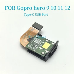Original for GOPRO HERO 12 11 10 9 Hero12 Hero11 Hero10 Hero9 Type-C USB Interface Power Charging Data Sync Port Camera Part