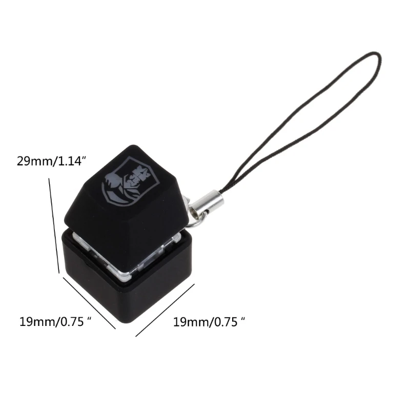 LED RGB Retroiluminado Mecânico Teclado Interruptor Chaveiro Tester