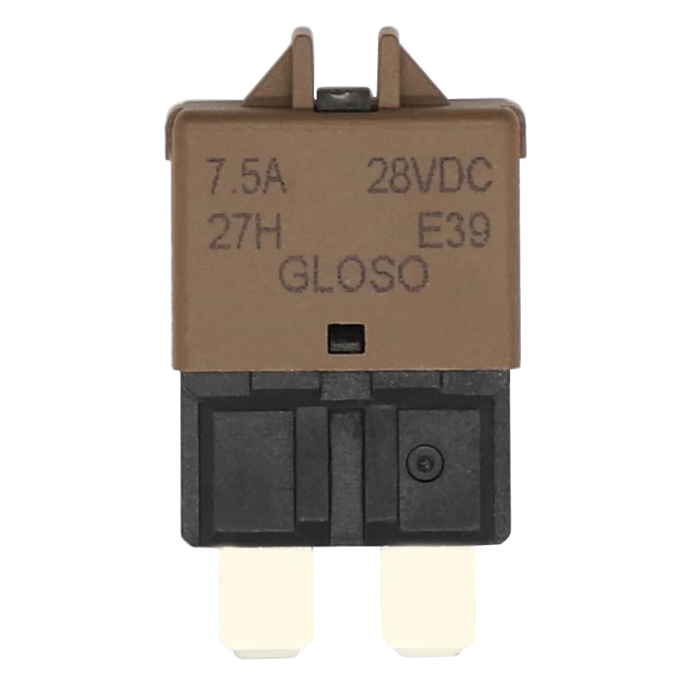 ATC Circuit Breaker Blade Fuse 12V 24V Resettable 5-30A Marine RVs Automatic Reset Thermal Circuit Breaker Car Blade Fuse Box