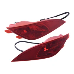 1 Pair Left and Right Rear Bumper Fog Light Reflector Tail Lamp Fit for Hyundai Tucson ix35 2010 2011 2012 2013 2014