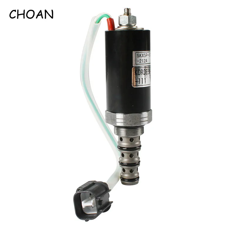 

KDRDE5K-20/30C12A-111 YN35V00004F1 Hydraulic Pump Proportional Solenoid Valve for Kobelco SK120-2 SK200-2 SK200-5 Excavator