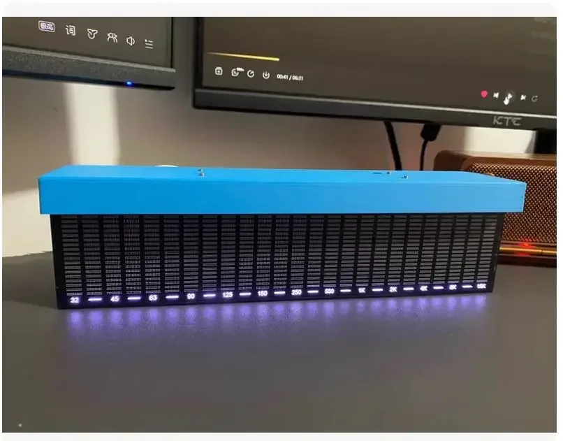 Display de espectro de áudio LED Pickup Atmosfera Lightvoice Controlado E-sptre de música Sala de esportes
