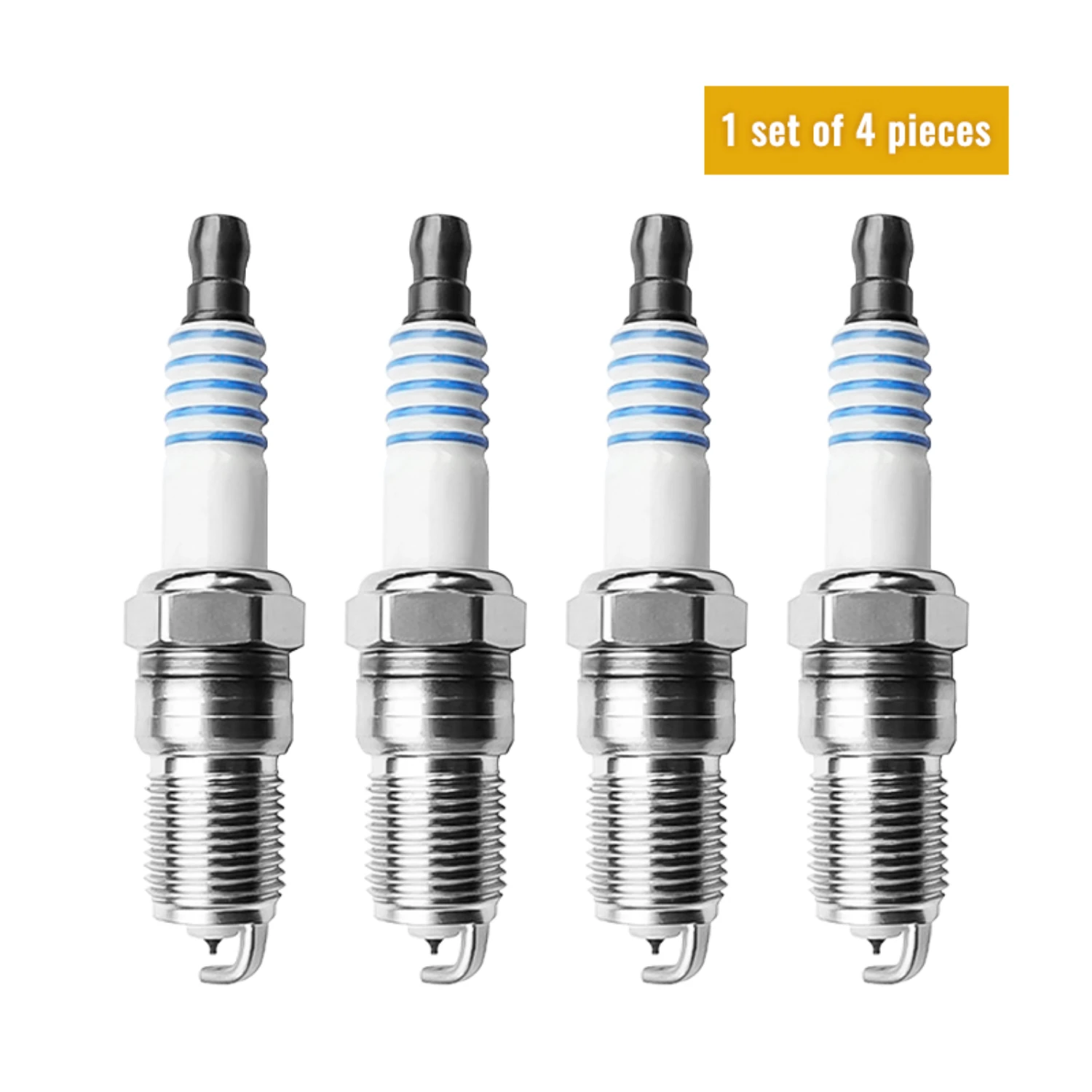 Superior Quality High Performance 4PCS AGSF22WM Iridium Spark Plug for Auto Plug -479 SP479, Ideal Upgrade Choice for Ecosport (