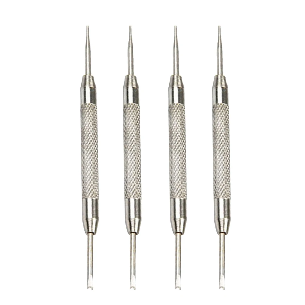 

4Pcs Watch Band Removing Tool Heavy Duty Build Supports Safe Spring Bar Release and Band Adjustment Perfect for DIY Watch
