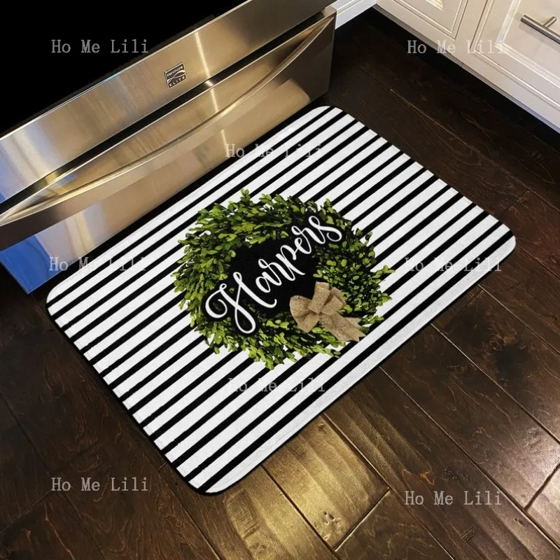 

Kitchen Rug Personalized Custom Floor Mat Memory Foam Cushion Farmhouse Home Decor