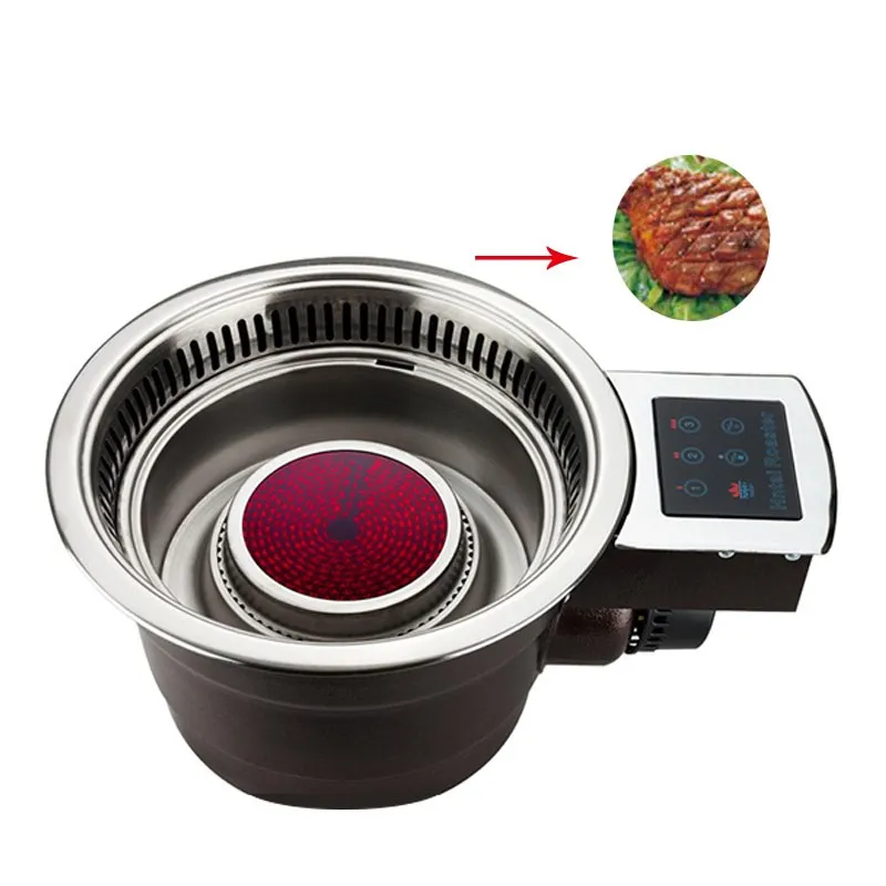 

Gourmet Wholesale Indoor Electric Infrared Smokeless Barbecue Table Top Electric BBQ Grill