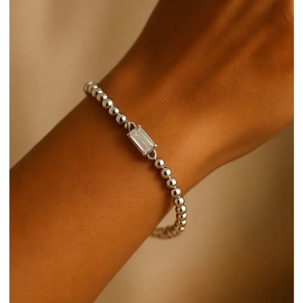 

Изящный браслет с камнем по месяцу рождения, подарок для девочек, подростков и женщин, модное украшение с бусинами, покрытое 14-каратным золотом, для пасхальной корзины.